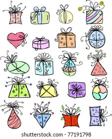 Sketches gift packages