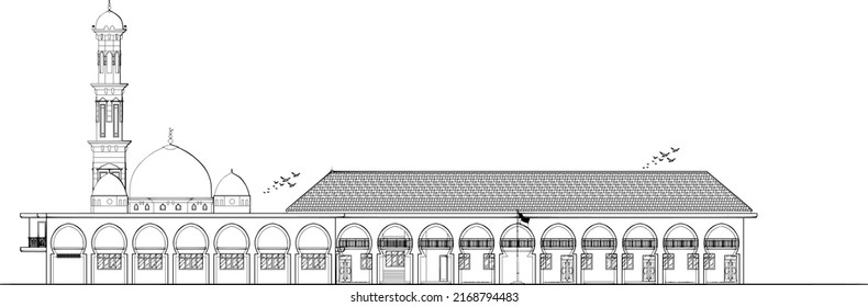 Sketches Of Islamic Boarding Schools For Muslims To Study Religion