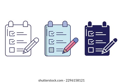sketches line and solid illustration icon