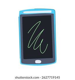 desenho digital handwriting pad cartoon. sem fio portátil, bluetooth recarregável, pressão sensível palma rejeição esboço digital handwriting pad sinal. símbolo isolado vetor ilustração