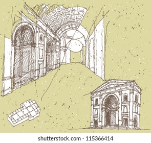 Sketching Historical Architecture in Italy: Mantua