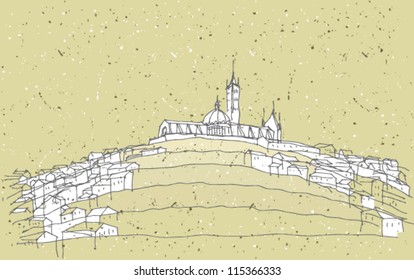 Sketching Historical Architecture in Italy: Sienna