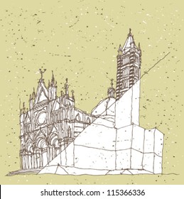 Sketching Historical Architecture in Italy: Sienna