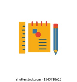 Sketching icon. Simple flat element from design ui and ux collection. Creative sketching icon for templates, software and apps.