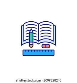 icono de esbozo en vector. Logotipo