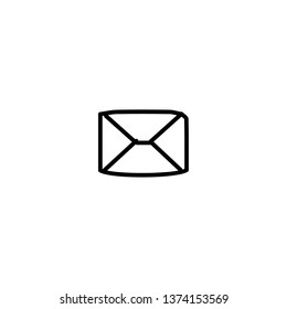 Sketching letter icon vector