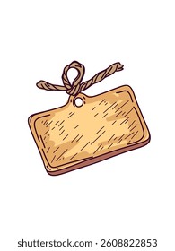 sketch-style label on white background