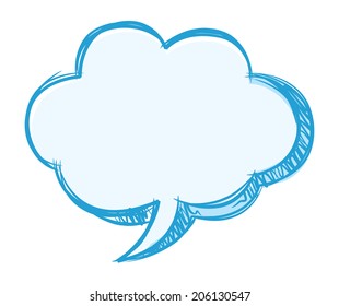 sketchy bubble speech