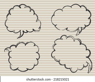 sketchy bubbles speech