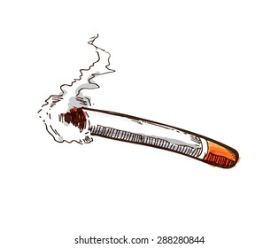 Sketchy Cigarette Burns Stock Vector (Royalty Free) 288280844 ...