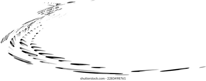 A sketchy dashed halftone frame with a fun tie bow at the top. Crash or glitch image. Vector.