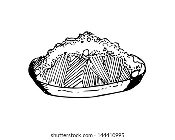 Sketchy Fried Rice Stock Vector (Royalty Free) 144410995 | Shutterstock