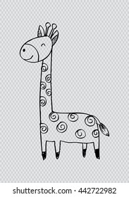 Sketchy giraffe