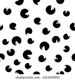 Sketchy hand-drawn points vector seamless pattern.Freehand drawing vector diffused spots. Wallpaper, paper, fabric, textile design