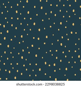Sketchy hand-drawn points vector seamless pattern. Polka dots texture background. Freehand drawing vector diffused spots. Wallpaper, paper, fabric, textile design.
