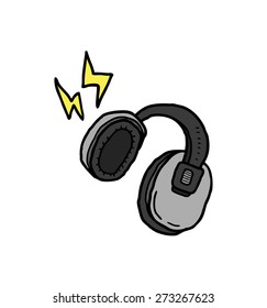sketchy headphone