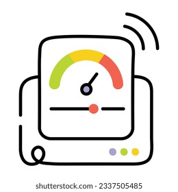 Sketchy icon of web performance 