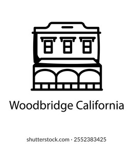 Un icono incompleto de woodbridge california