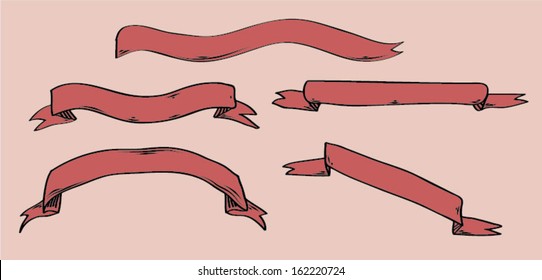 Sketchy Ribbons