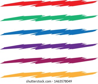 Sketchy, sketch angular lines, stripes with edgy style