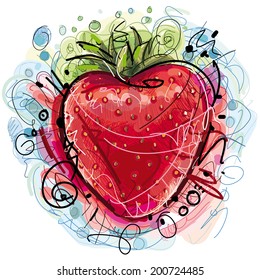 Sketchy Strawberry