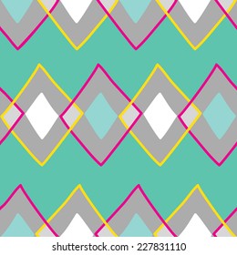 sketchy style geometric pattern