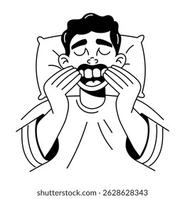 Ilustración de estilo incompleto de quitar el retenedor
