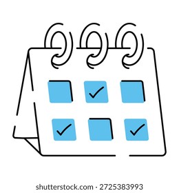 Una ilustración de estilo incompleto que representa el horario de clase