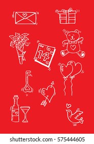 Sketchy of valentine elements