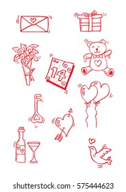 Sketchy of valentine elements