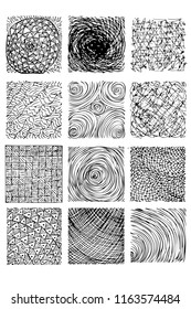 sketchy various style of pattern or motif for your element design