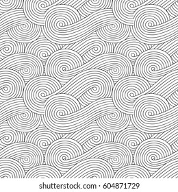 Sketchy vector hand drawn doodles, zen tangle, zen art patterns