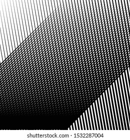 Skew, diagonal, oblique lines grid, mesh.Cellular, interlace background. Interlock, intersect traverse fractal lines.Dynamic bisect stripes abstract geometric pattern.Grating, trellis, lattice texture