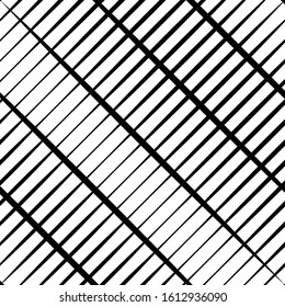 Skew, diagonal, oblique lines grid, mesh.Cellular, interlace background. Interlock, intersect traverse fractal lines.Dynamic bisect stripes abstract geometric pattern.Grating, trellis, lattice texture