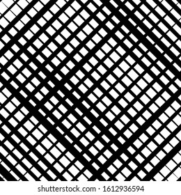 Skew, diagonal, oblique lines grid, mesh.Cellular, interlace background. Interlock, intersect traverse fractal lines.Dynamic bisect stripes abstract geometric pattern.Grating, trellis, lattice texture