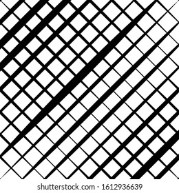 Skew, diagonal, oblique lines grid, mesh.Cellular, interlace background. Interlock, intersect traverse fractal lines.Dynamic bisect stripes abstract geometric pattern.Grating, trellis, lattice texture