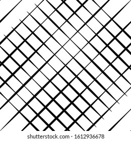 Skew, diagonal, oblique lines grid, mesh.Cellular, interlace background. Interlock, intersect traverse fractal lines.Dynamic bisect stripes abstract geometric pattern.Grating, trellis, lattice texture