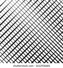 Skew, diagonal, oblique lines grid, mesh.Cellular, interlace background. Interlock, intersect traverse fractal lines.Dynamic bisect stripes abstract geometric pattern.Grating, trellis, lattice texture