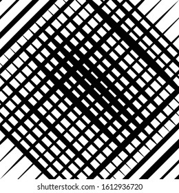 Skew, diagonal, oblique lines grid, mesh.Cellular, interlace background. Interlock, intersect traverse fractal lines.Dynamic bisect stripes abstract geometric pattern.Grating, trellis, lattice texture