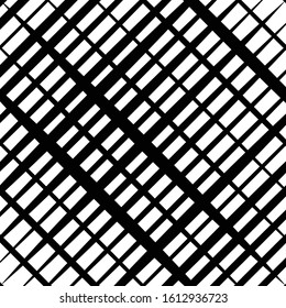 Skew, diagonal, oblique lines grid, mesh.Cellular, interlace background. Interlock, intersect traverse fractal lines.Dynamic bisect stripes abstract geometric pattern.Grating, trellis, lattice texture