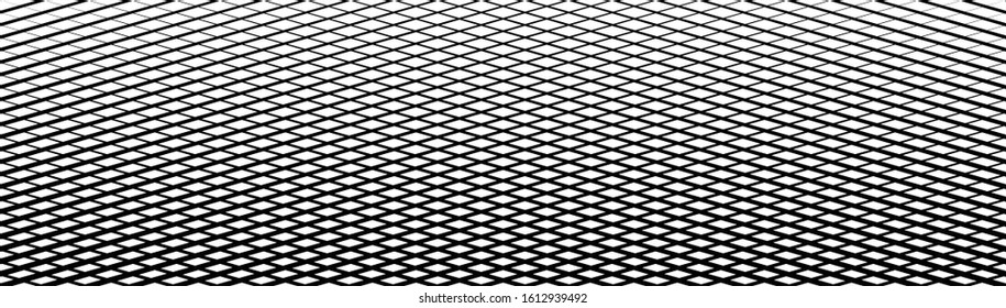Skew, diagonal, oblique lines grid, mesh.Cellular, interlace background. Interlock, intersect traverse fractal lines.Dynamic bisect stripes abstract geometric pattern.Grating, trellis, lattice texture