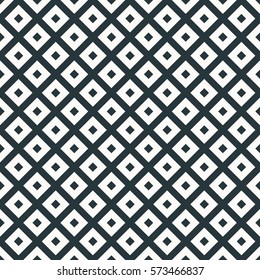 skewed seamless monochrome geometric pattern of squares.