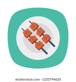 skewer   barbecue   plate  