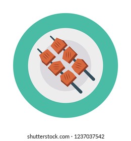 skewer   barbecue   plate  