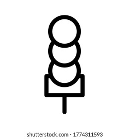 skewer icon or logo isolated sign symbol vector illustration - high quality black style vector icons
