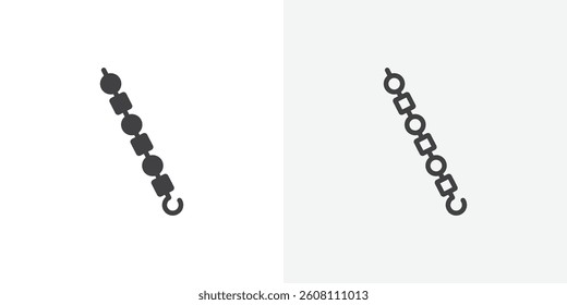 Skewer icons design. vector icons for ui designs