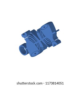 Skewer isometric left top view 3D icon