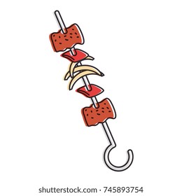 skewer of meats icon
