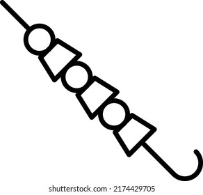 Skewer Pixel Perfect Detail Icon