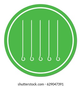 Skewers icon. Vector illustration